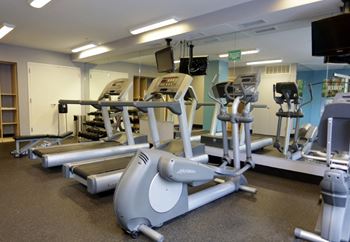 Spacious community fitness center